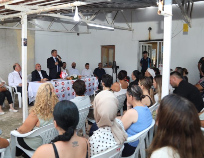 Tatlısu’ya sosyal konut müjdesi veren Üstel, “Siyasi istikrarla yola devam edeceğiz” dedi…